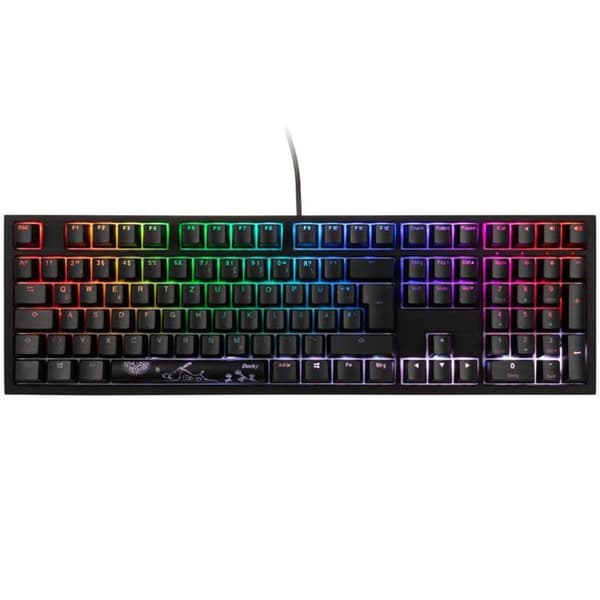 Spelklaviatur - Ducky - Shine 7 PBT - MX Speed-Silver - Bakgrundsbelyst - Programmerbara tangenter