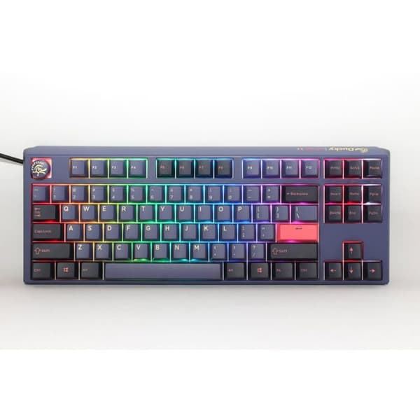 Spelklaviatur - DUCKY - One 3 Cosmic Blue TKL - RGB-belysning - Mekanisk - Anti-ghosting Blå