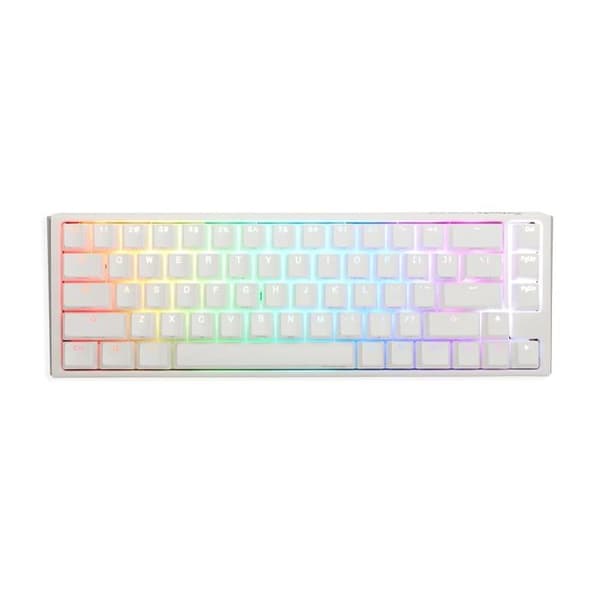 Gaming Tangentbord - DUCKY - One 3 Classic Pure White SF - Mekanisk - Anpassningsbar RGB - USB Vit