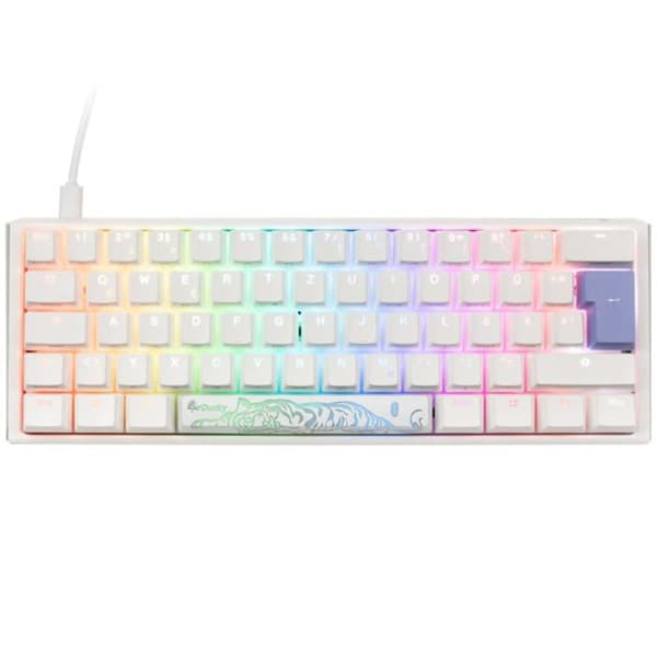 Klaviatur - DUCKY - One 3 Classic Pure White - Mekanisk - RGB-bakgrundsbelyst - Kompakt