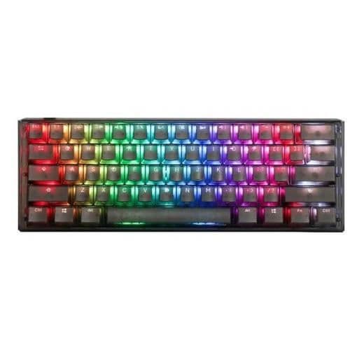 Tangentbord - DUCKY - One 3 Aura Black - Bakgrundsbelyst RGB LED - Mekanisk - Trådad Svart