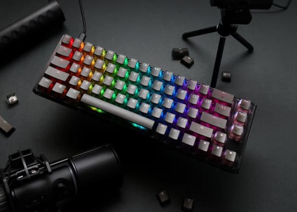 Spelklaff - DUCKY - Ducky One 3 Aura Black SF - Mekanisk - Trådad USB - RGB-bakgrundsbelysning