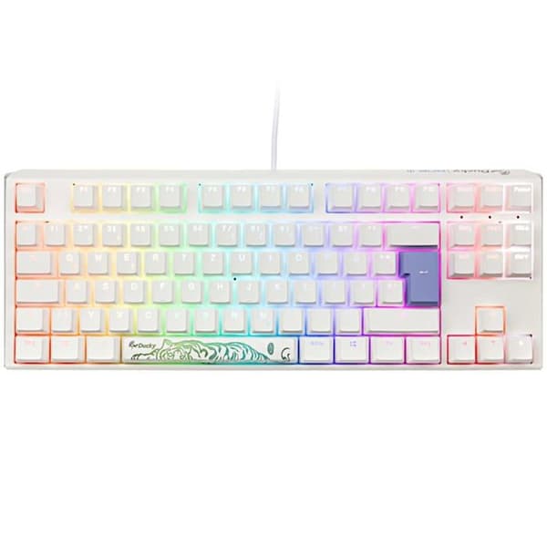 Klaviatur - DUCKY - One 3 Classic Pure White - Mekanisk - RGB LED - TKL