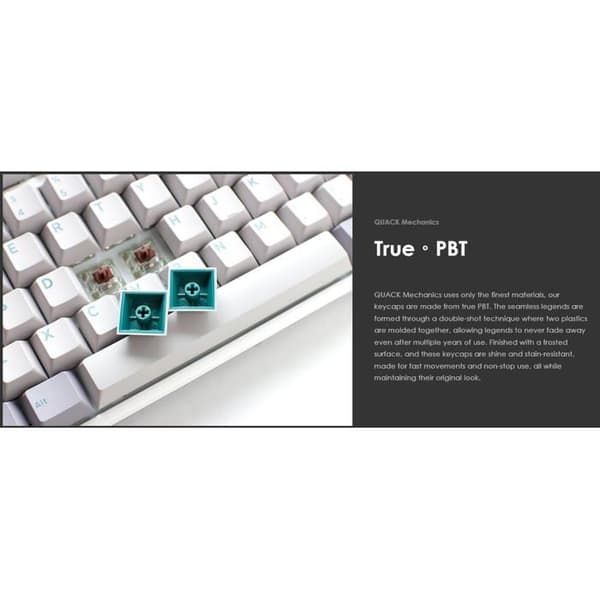 Spelklaviatur - DUCKY - One 3 Mist Grey TKL - RGB LED - Trådbunden - Mekanisk
