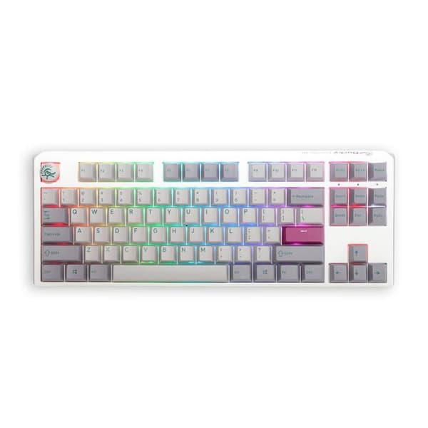 Spelklaviatur - DUCKY - One 3 Mist Grey TKL - RGB LED - Trådbunden - Mekanisk Silver