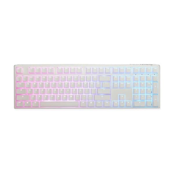 Spelklaviaturen Ducky One 3 Classic Pure White är ett äkta konstverk för gamingentusiaster. Dess rena design och dess Vit
