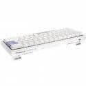 Spelklaviatur - DUCKY - One 2 Pro Mini - Mekanisk - RGB-bakgrundsbelyst - Vit