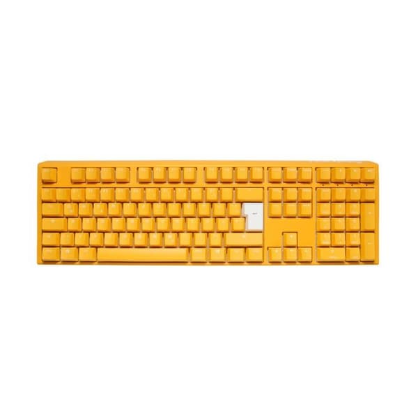 La Ducky One 3 Yellow Gaming-tangentbord, RGB LED är ett verkligt underverk för alla videospelsentusiaster som söker en exp Gul