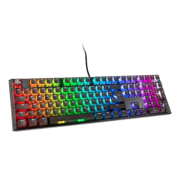 Här är beskrivningen av produkten 'Ducky One 3 Aura Black Gaming Tastatur, RGB LED': Tangentbordet Ducky One 3 Aura Bl Svart