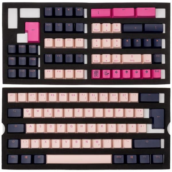 Keycaps - DUCKY - PBT Double-Shot Set Fuji - Personalisering - Hållbarhet - Estetik