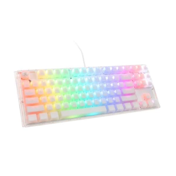 Tangentbord - DUCKY - One 3 Aura White TKL - RGB-belysning - Mekanisk - Trådad Vit