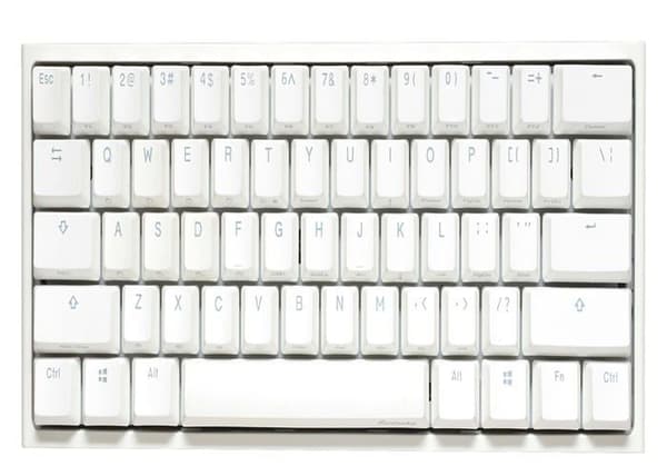 Spelklaviatur - DUCKY - One 2 Pro Mini White Edition - RGB LED - Mekaniska switches - N-Key Rollover Vit