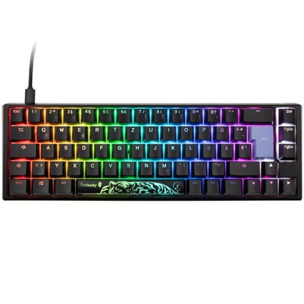 Ducky One 3 Classic Black/White SF Gaming-tangentbord, RGB LED är ett högkvalitativt gaming-tangentbord designat av det kända märket Ducky.