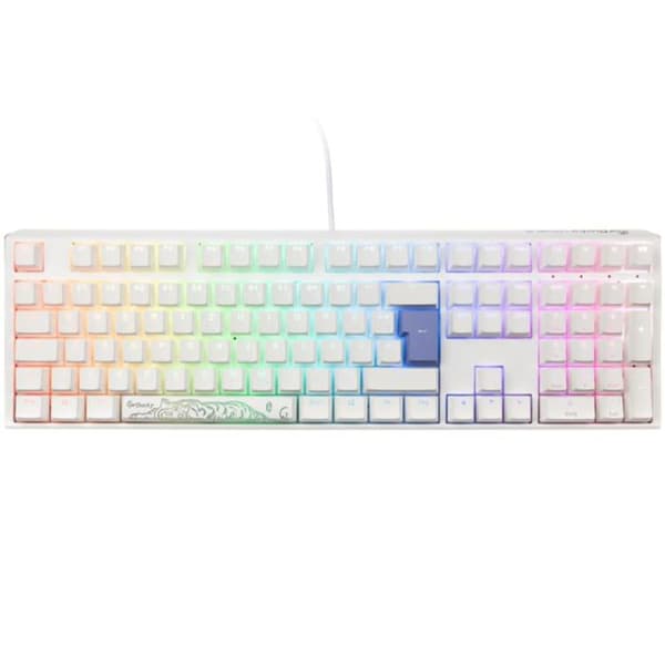 Gamingtangentbord - DUCKY - One 3 Classic Pure White - RGB LED - Mekanisk - Anti-ghosting