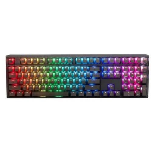 Tangentbord - DUCKY - One 3 Aura Black - RGB LED - Mekanisk - Anti-ghosting - Programmerbara genvägar Svart