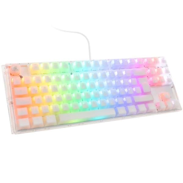 Spelklaviatur - DUCKY - One 3 Aura White TKL - Trådlös - RGB-bakgrundsbelyst - Mekanisk