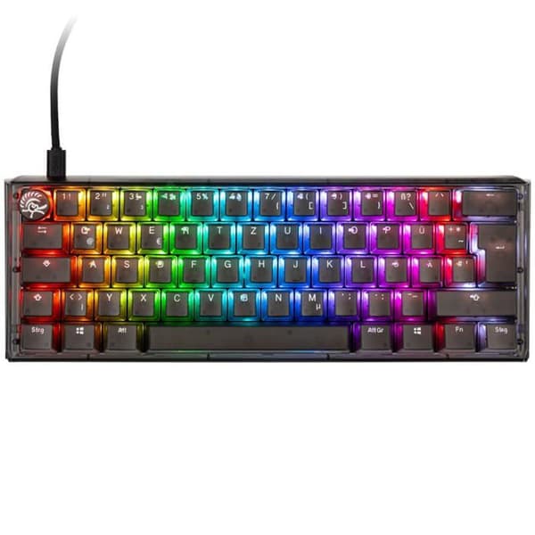 La Ducky One 3 Aura Black Mini Gaming-tangentbord är ett riktigt underverk av teknik, utformat för att erbjuda en upplevelse av j