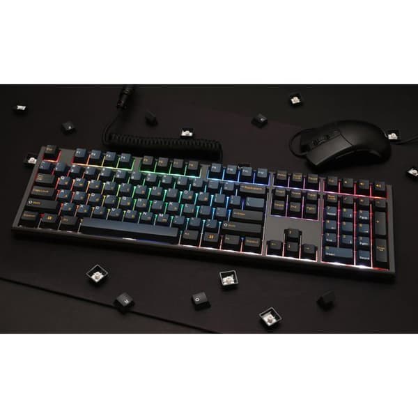 Ducky One 3 Pro Nazca Line Gamingtangentbord, mekaniskt, 8.000 Hz, Hot Swap, RGB – Cherry MX2A Speed Silver, ANSI (US) Ducky One 3 P