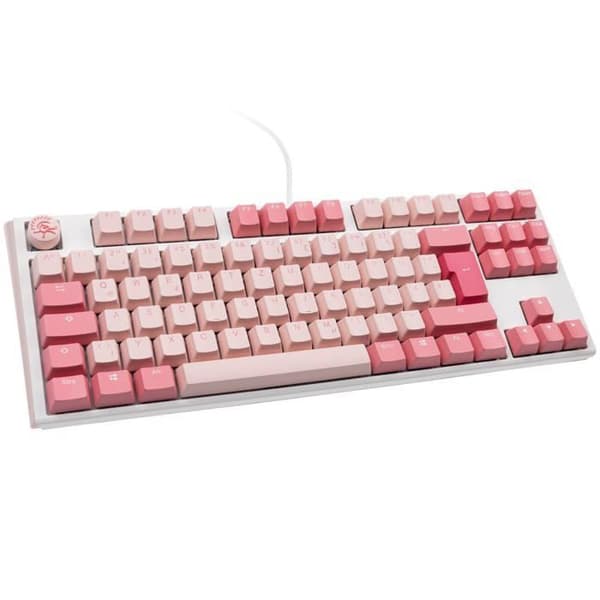 Ducky One 3 Gossamer Pink TKL Rosa, Vit