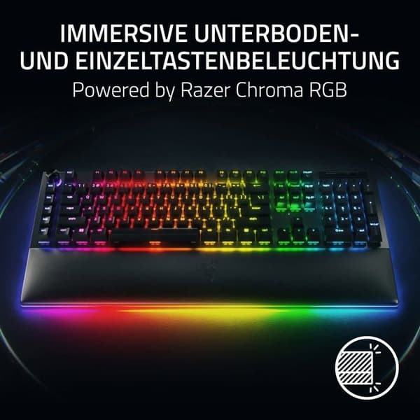 Spelkeyboard - Razer - Full-Size - Razer Green Mekaniskt - Bakgrundsbelyst - USB