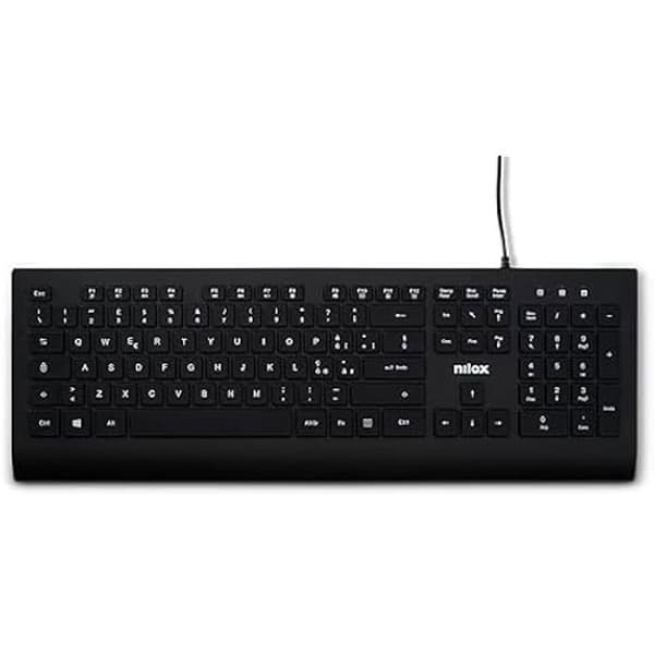 USB-tangentbord - NILOX - NXKBIT000014 - Italiensk utformning - Slitstark