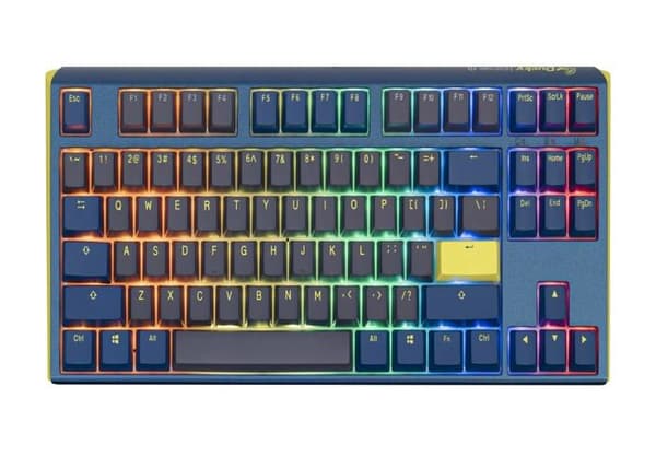 Spelklaviatur - DUCKY - One 3 Daybreak - Bakgrundsbelysning RGB - Mekaniska tangenter - Trådad Svart, Blå, Grön