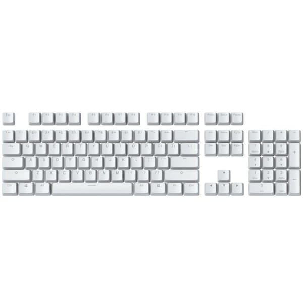Glorious PC Gaming Race ABS Doubleshot - 104 tangenter, Vit, US-layout G-104-Vit