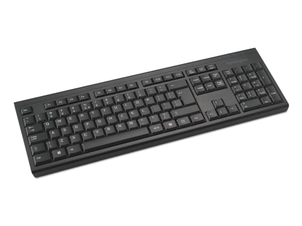 Kensington KB150 EQ - Tangentbord - full size - trådlös - 2.4 GHz - QWERTY - detaljhandel - FSC-kartong