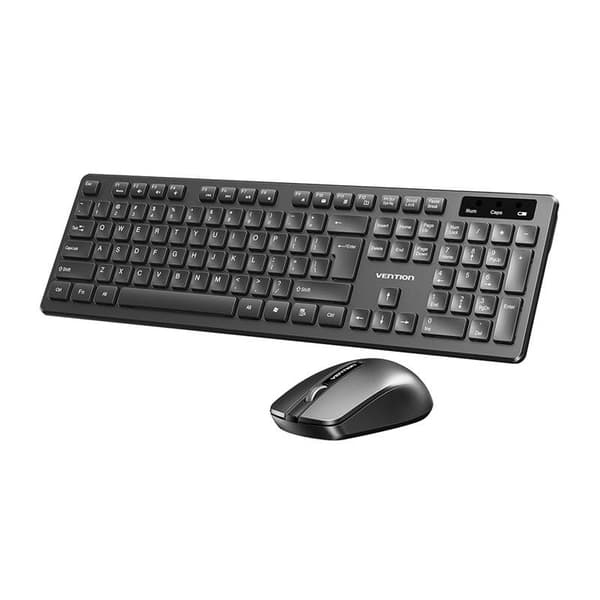 VENTION KTDB0-EN Trådløst tastatur og mus sæt (sort)