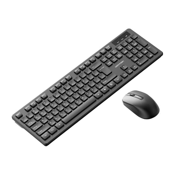 VENTION KTDB0-EN Trådløst tastatur og mus sæt (sort)