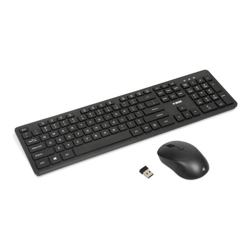 iBOX Workstation Pro Kit - sats med tangentbord och mus - QWERTY - svart Inmatningsenhet