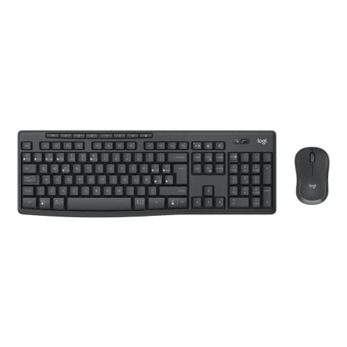 Logitech MK370 Combo for Business - sats med tangentbord och mus - QWERTZ - tysk - grafit Inmatningsenhet