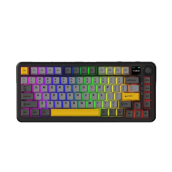 AJAZZ AK820MAX PLUS Spel Tangentbord, 8000mAh Batteri, Hot Swappable Brytare,Murad Switches-a