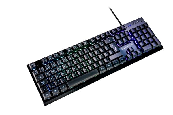 SureFire KingPin X2 Metal Gaming RGB-tangentbord QWERTY Nordic Svart