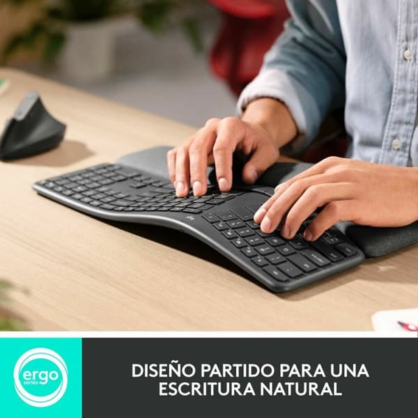 Näppäimistö Logitech 920-010105 Espanja Musta Harmaa Grafiitinharmaa Espanjalainen Qwerty