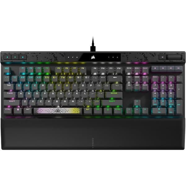 Klassiskt Mekaniskt Tangentbord - CORSAIR - K70 MAX RGB - MGX Brytare - Bakgrundsbelyst - QWERTY NA Svart
