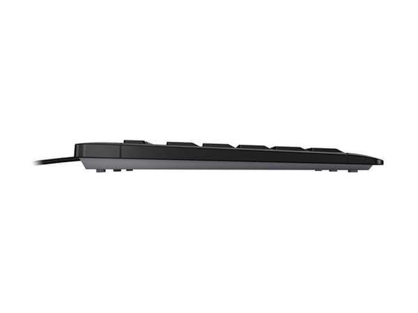 CHERRY STREAM tangentbord - USB - QWERTY US med eurosymbol - Svart