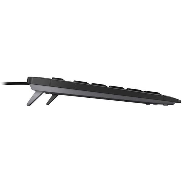 CHERRY STREAM tangentbord - USB - QWERTY US med eurosymbol - Svart