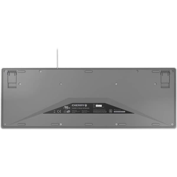 CHERRY STREAM tangentbord - USB - QWERTY US med eurosymbol - Svart