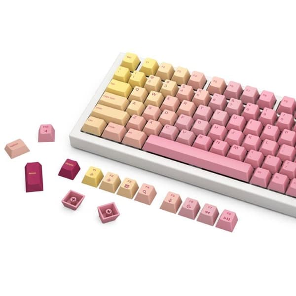Tangentbordstangenter - Glorious - Pink Grapefruit - Filaire - Rose - Forge Gaming PC