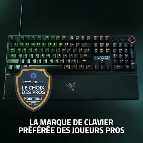Speltangentbord - RAZER - Huntsman V3 Pro - Analoga switchar - Razer Snap Tap - Snabbkoppling