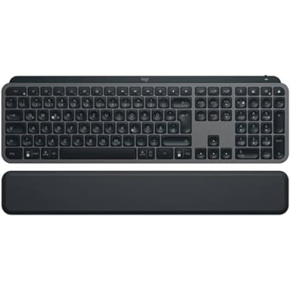 Tangentbord - LOGITECH - MX Keys S Plus - Grafit - Bluetooth - Bakgrundsbelyst - QWERTZ grafit