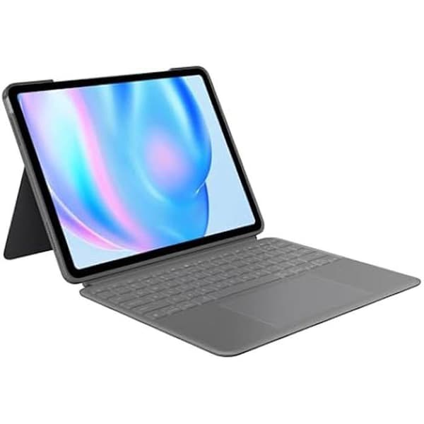 Logitech Combo Touch iPad Pro 11-tums (M4)(2024) tangentbordsfodral - Avtagbart bakgrundsbelyst tangentbord med stöd, skrivning