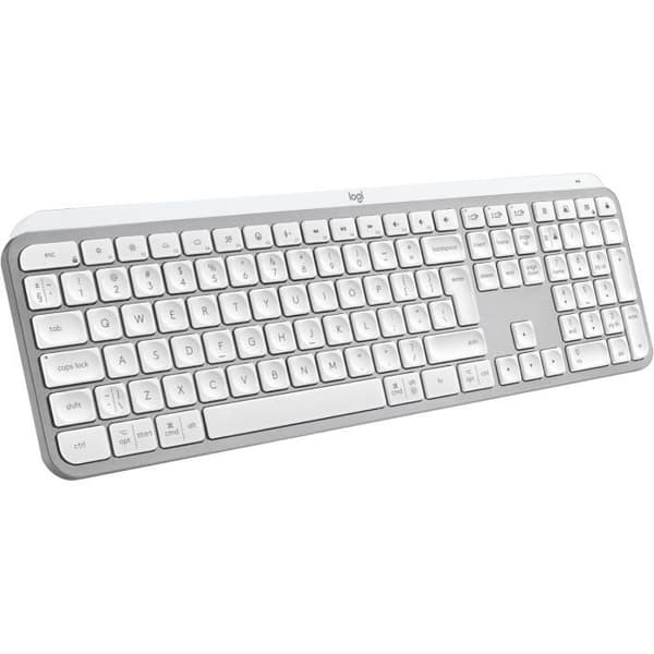 Trådlöst Tangentbord - Logitech - MX Keys S - Ljusgrå - QWERTY US - Bakgrundsbelyst
