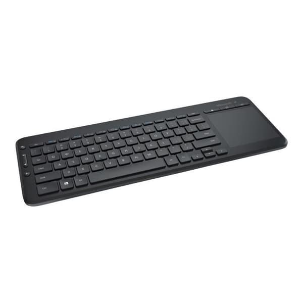 Microsoft allt-i-ett mediatangentbord med integrerad Multi-Touch-styrplatta 2,4 GHz trådlöst tangentbord Tjeckiska - slovakiska