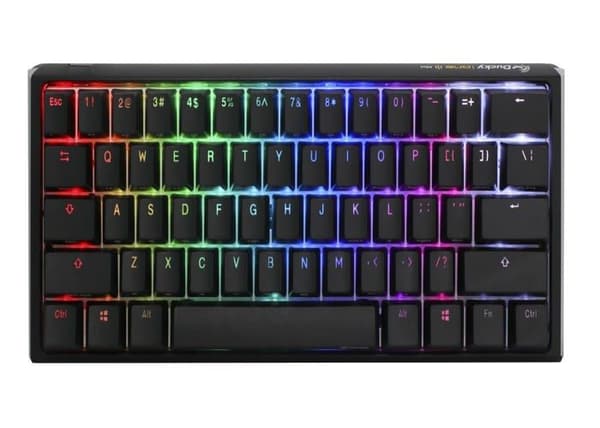 Spelbord - Ducky - One 3 Classic Black/White - Kompakt - RGB-bakgrundsbelysning - Mekanisk