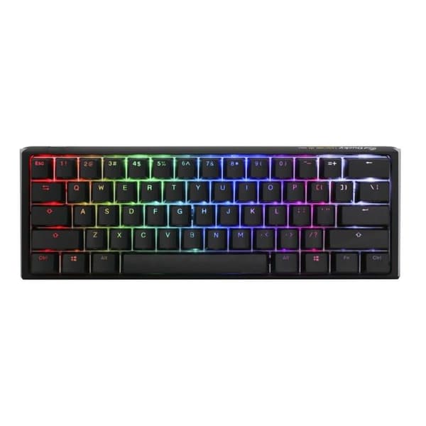 Spelbord - Ducky - One 3 Classic Black/White - Kompakt - RGB-bakgrundsbelysning - Mekanisk Svart, Vit