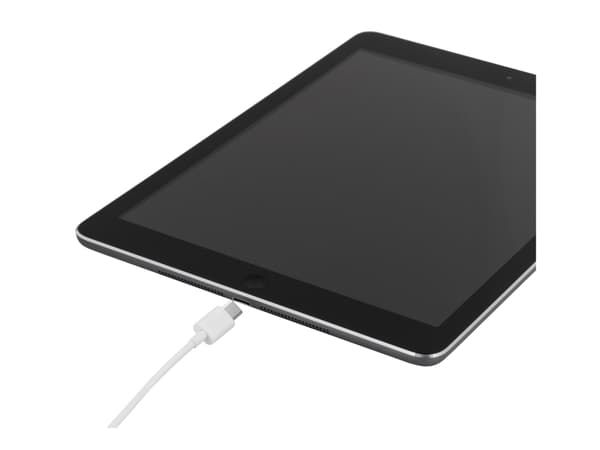 DELTACO TB-126-C - Tangentbord - för iOS/MacOS - 60% - USB-C - QWERTY - Nordic - vit, silver