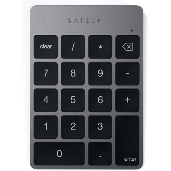 Bluetooth-tangentbord - Satechi - Aluminium Slim - Grå - Trådlös - Anslutningsteknik