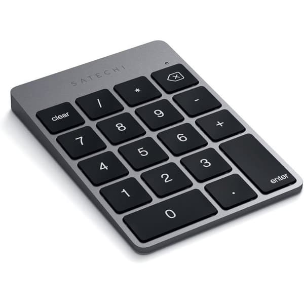 Bluetooth-tangentbord - Satechi - Aluminium Slim - Grå - Trådlös - Anslutningsteknik Grå